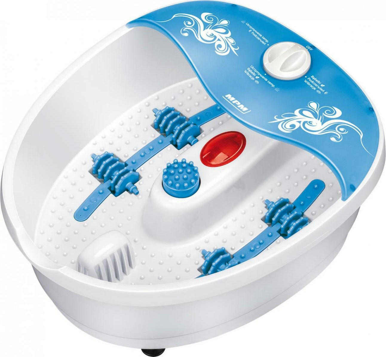 MPM Mms 01 Foot Massager Ποδόλουτρο με Υπέρυθρες Μπλε