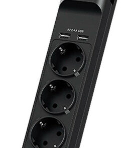 CyberPower Πολύπριζο Ασφαλείας 4 Θέσεων με 2 USB-A και Καλώδιο 1.8m