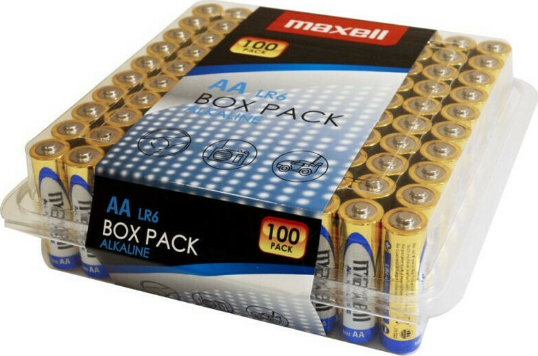 Maxell AA 1.5V 100τμχ LR6-100P - Image 2