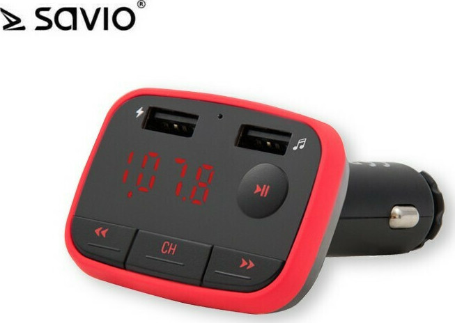 Savio FM Transmitter Αυτοκινήτου TR-10 με USB / Bluetooth - Image 2