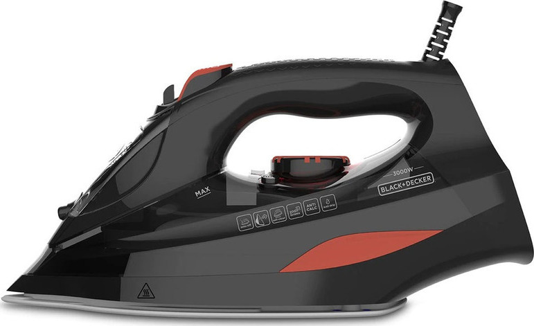 Black & Decker BXIR3000E ES9180190B 3000W με Συνεχόμενη Παροχή Ατμού 45gr/min