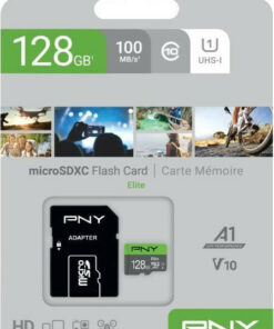 Alternative view of PNY Elite microSDXC 128GB Class 10 U1 UHS-I με αντάπτορα