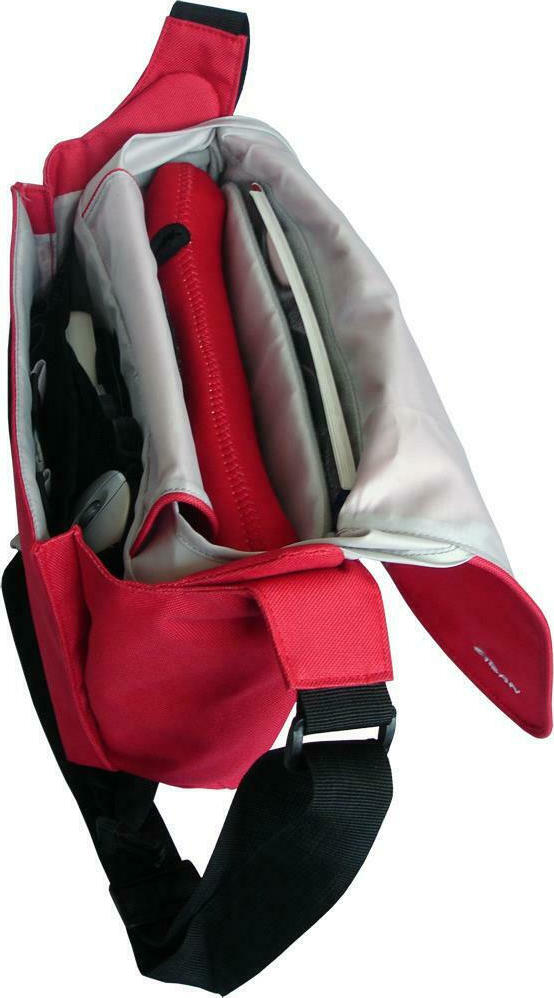Addison 1301 Τσάντα Messenger 10.2" Κόκκινη - Image 2