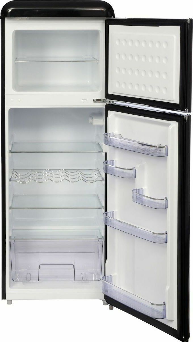 Ravanson Ψυγείο Δίπορτο 208lt Υ147xΠ54.5xΒ58.5εκ. Μαύρο LKK-210RB - Image 3