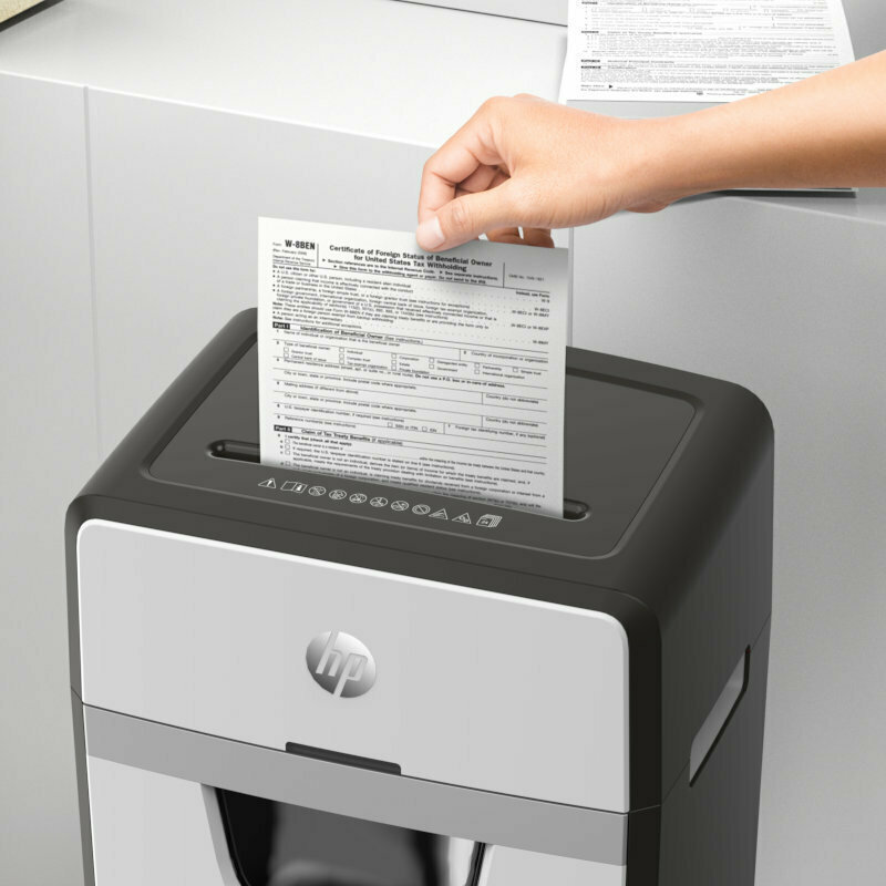 HP Καταστροφέας Εγγράφων Oneshred Cross Cut 12 Φύλλων με Κάδο 25lt - Image 3