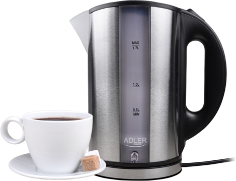 Adler AD 1216 1.7lt με Ισχύ 2000W Ασημί - Image 3