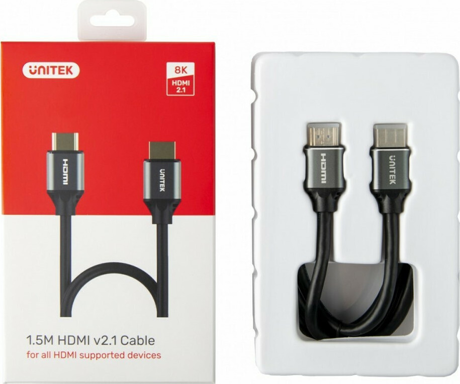 Unitek HDMI 2.1 HDMI male - HDMI male 3m Μαύρο (C139W) - Image 5