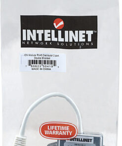 Alternative view of Intellinet 2-Port Modular Distributor, Cat5e, FTP
