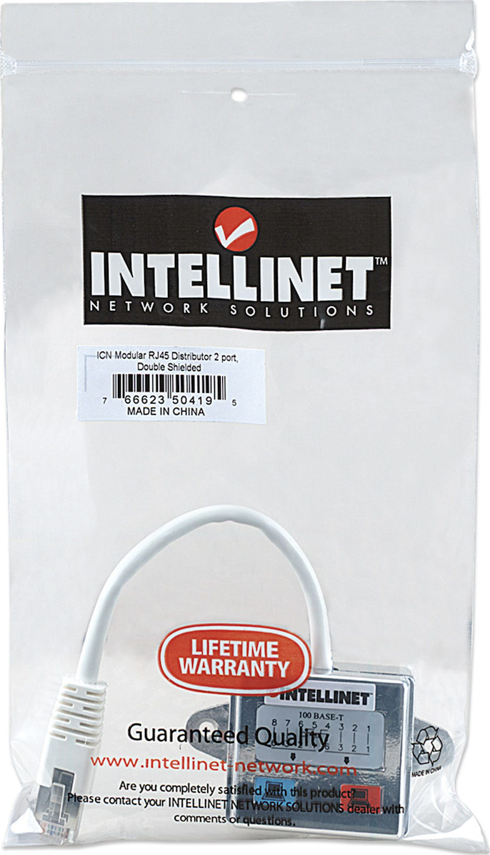 Intellinet 2-Port Modular Distributor, Cat5e, FTP - Image 2