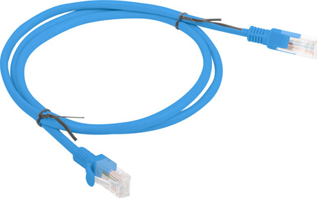 Lanberg U/UTP Cat.5e Cable 1m Μπλε (PCU5-10CC-0100-B) - Image 2