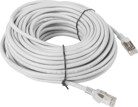 Lanberg U/UTP Cat.5e Καλώδιο Δικτύου Ethernet 20m Γκρι 1τμχ PCU5-10CC-2000-S - Image 2