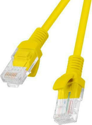 Lanberg U/UTP Cat.5e Cable 1m Κίτρινο (PCU5-10CC-0100-Y)