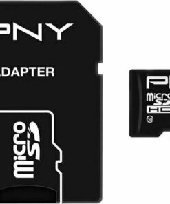 PNY microSDHC 16GB Class 10 U1 UHS-I με αντάπτορα