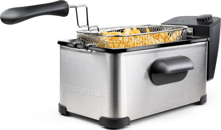 Taurus Fry 3 Φριτέζα 3lt Ασημί - Image 3
