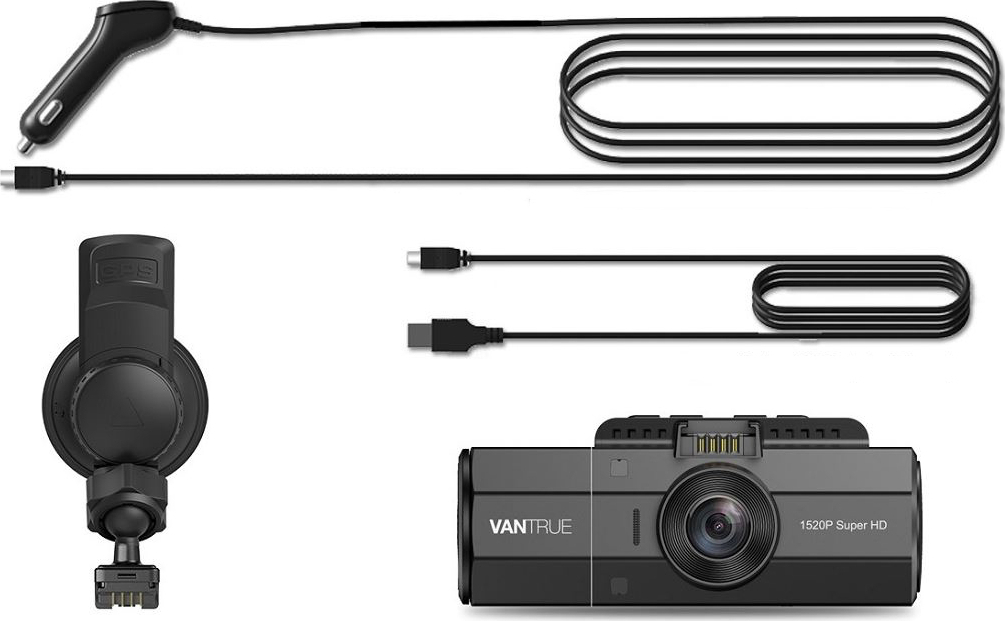 Vantrue N2S Dual Κάμερα DVR Αυτοκινήτου 1440P με Οθόνη για Παρμπρίζ με Βεντούζα - Image 4