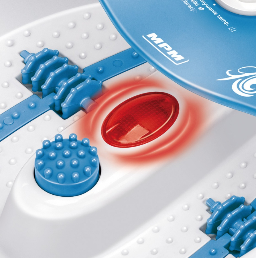 MPM Mms 01 Foot Massager Ποδόλουτρο με Υπέρυθρες Μπλε - Image 3
