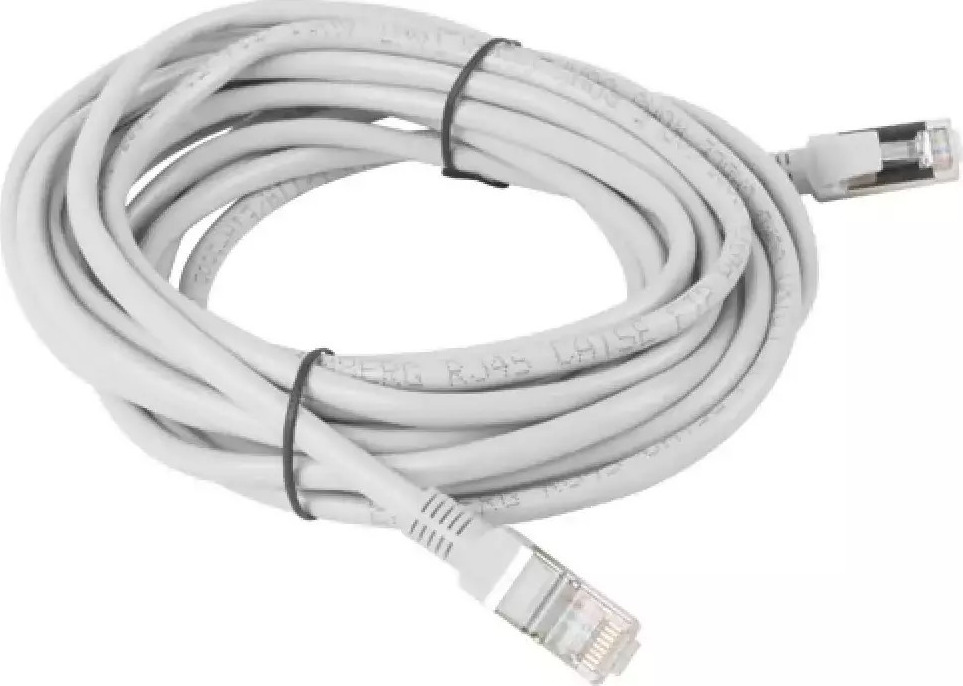 Lanberg U/UTP Cat.5e Καλώδιο Δικτύου Ethernet 5m Γκρι (PCU5-10CC-0500-S) - Image 2
