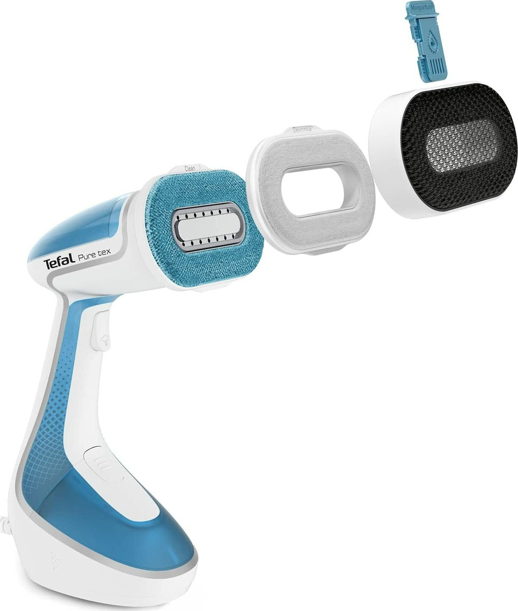 Tefal Ατμοκαθαριστής Ρούχων Χειρός 1700W με Δοχείο 200ml Μπλε