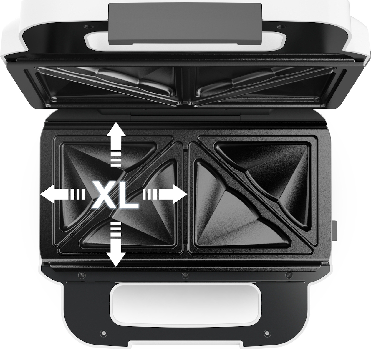 Tefal Snack XL 850W για 2 Τοστ Λευκή - Image 3