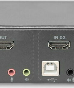 Alternative view of Digitus KVM Switch 2 Port Single Display 4K HDMI