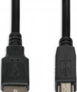 Alternative view of iBox USB 2.0 Cable USB-A male - USB-B male Μαύρο 3m (IKU2D30)