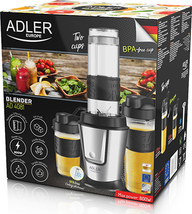 Adler AD 4081 με Κανάτα 0.57lt 800W Inox - Image 7