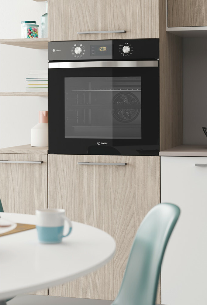 Indesit Άνω Πάγκου Μαύρος IFWS 4841 JH BL - Image 5