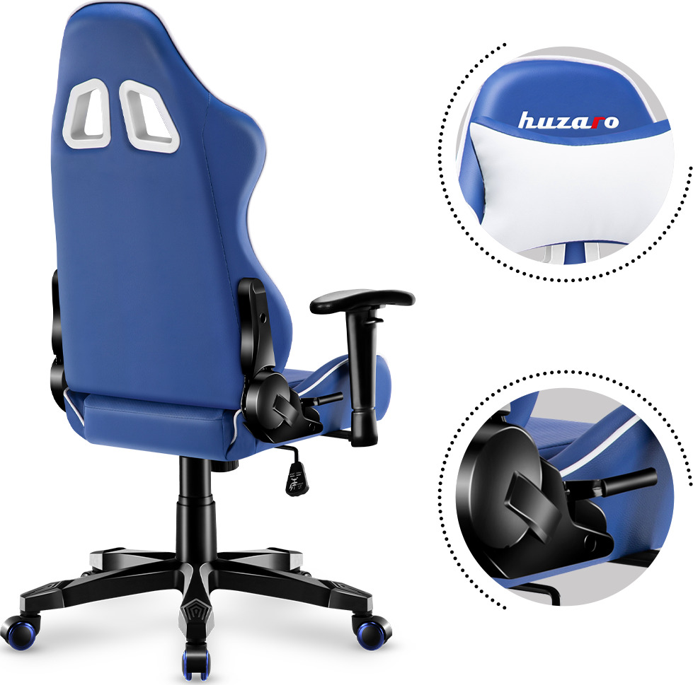 Huzaro Ranger 6.0 Child Καρέκλα Gaming Δερματίνης με Ρυθμιζόμενα Μπράτσα Μπλε - Image 5