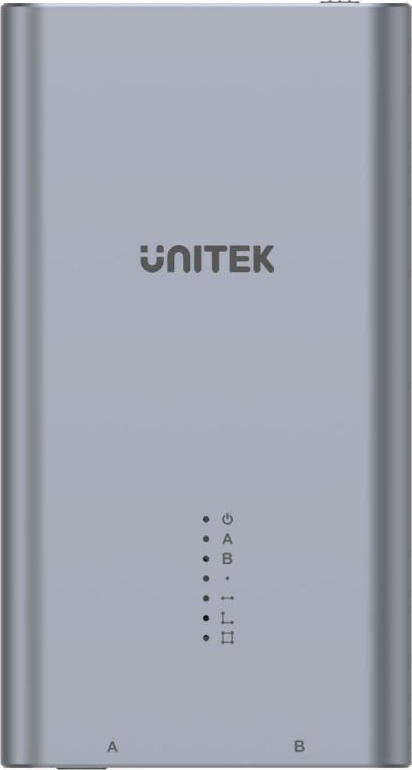 Unitek SolidForce Θήκη για 2 Σκληρούς Δίσκους M.2 PCI Express NVME με σύνδεση Type-C σε Γκρι χρώμα - Image 2