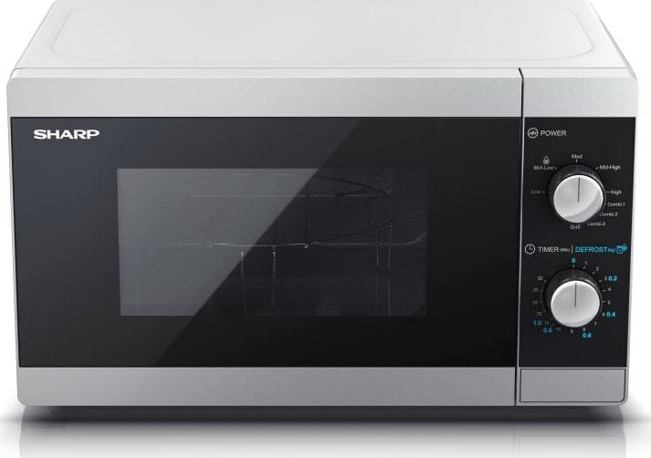 Sharp YC-MG01E-S Φούρνος Μικροκυμάτων με Grill 20lt Γκρι - Image 3