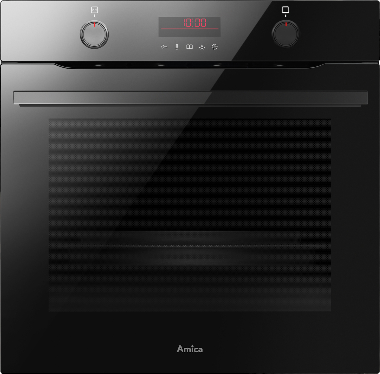 Amica Άνω Πάγκου Μαύρος ED47637BA+ X-Type Steam