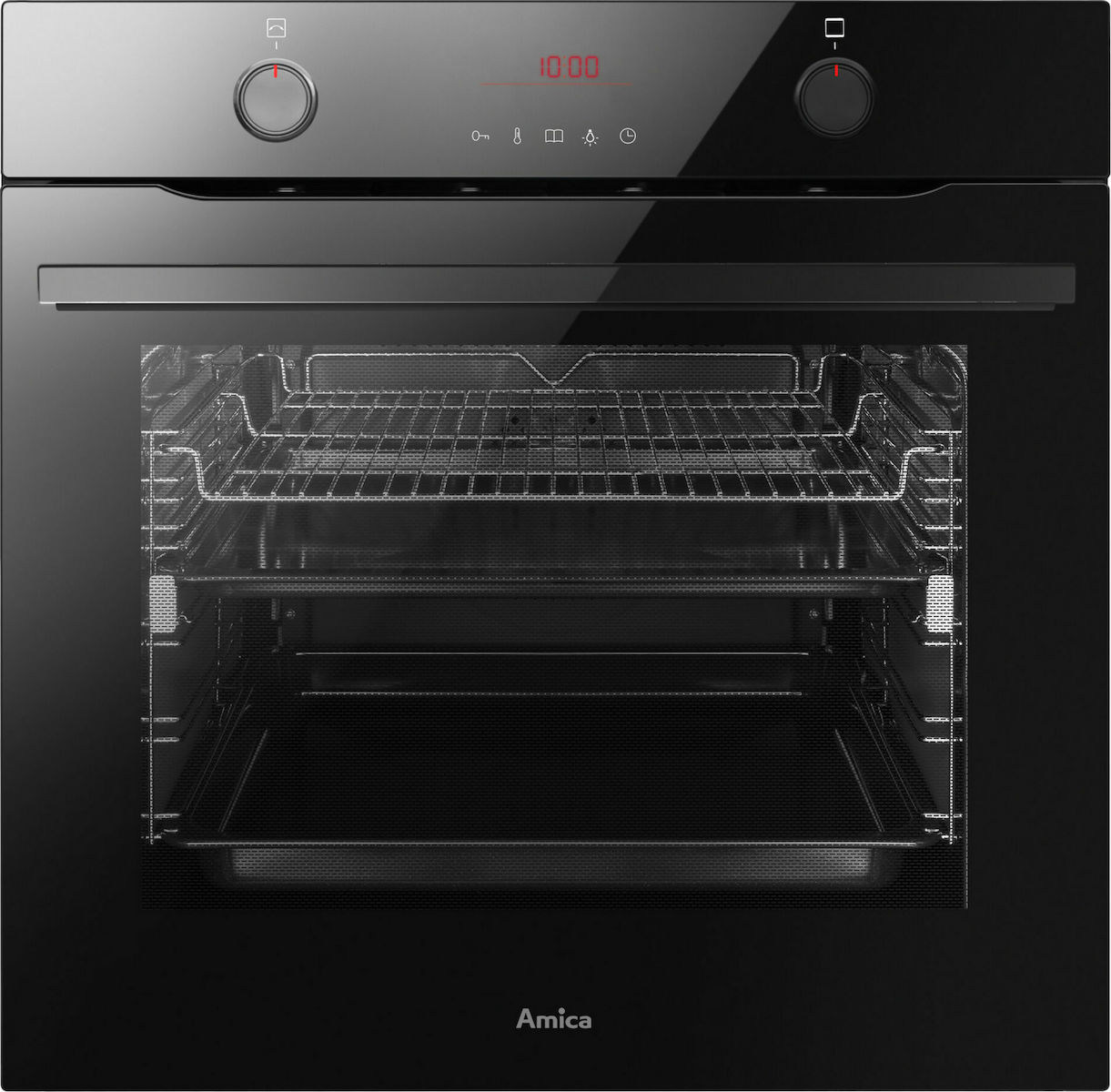 Amica Άνω Πάγκου Μαύρος ED47637BA+ X-Type Steam - Image 3
