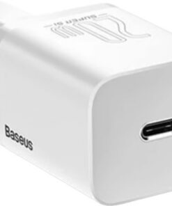 Alternative view of Baseus Φορτιστής Χωρίς Καλώδιο με Θύρα USB-C 20W Power Delivery Λευκός (Super Si)