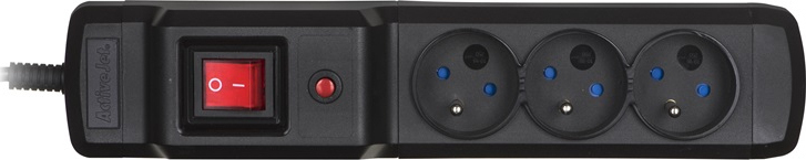 Active Jet COMBO-IEC-3G Πολύπριζο 3 Θέσεων με Διακόπτη και Καλώδιο 1.5m - Image 2
