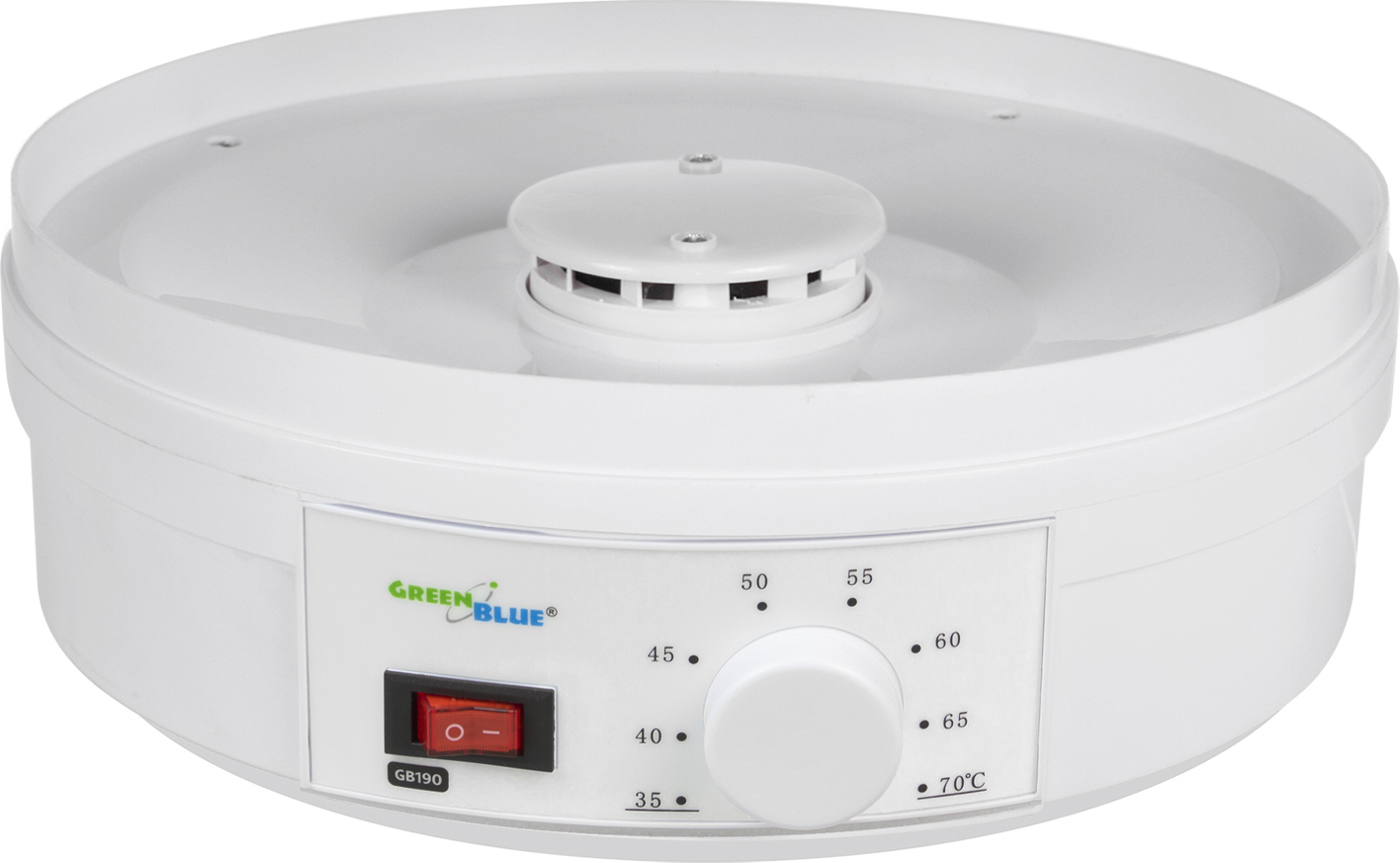 Green Blue GB190 Αποξηραντής Τροφίμων με 5 Ράφια και Ρυθμιζόμενη Θερμοκρασία 35-70°C - Image 3