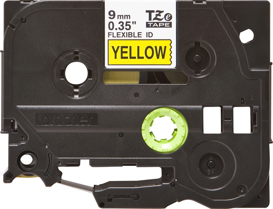 Brother TZE-FX621 Ταινία Ετικετογράφου 8m x 9mm σε Κίτρινο Χρώμα