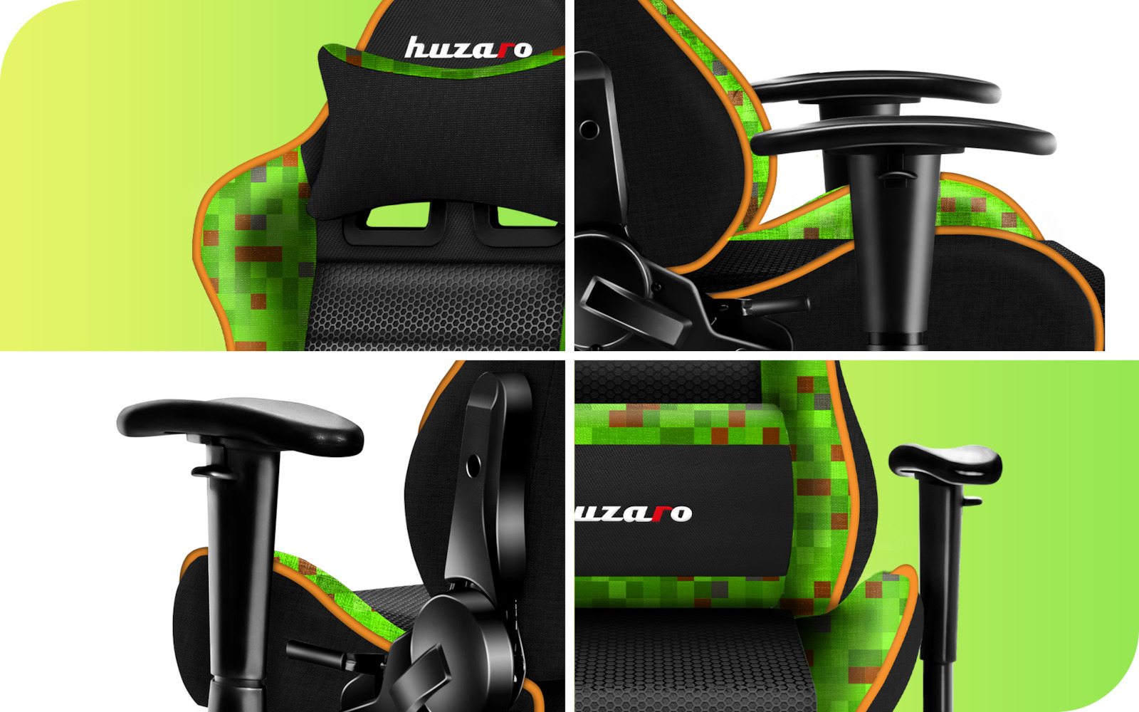 Huzaro Ranger 6.0 Child Καρέκλα Gaming με Ρυθμιζόμενα Μπράτσα Pixel - Image 4