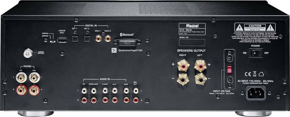 Magnat MA 900 Υβριδικός Ολοκληρωμένος Ενισχυτής Hi-Fi Stereo 200W/4Ω 149515 Μαύρος - Image 9