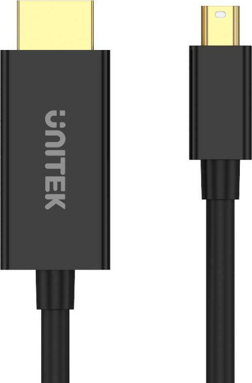 Unitek Cable mini DisplayPort male - HDMI male 2m Μαύρο (V1152A) - Image 3