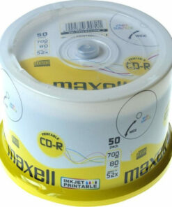 Alternative view of Maxell Εγγράψιμα CD-R 52x Printable 700MB Cake Box 50τμχ (CD0195)