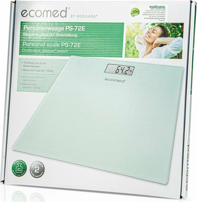 Medisana PS 72E Ecomed Ψηφιακή Ζυγαριά 150kg - Image 3