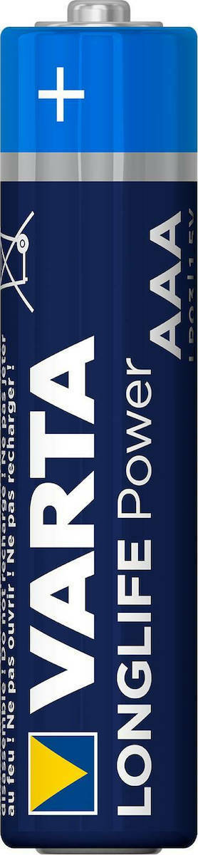Varta LongLife Power Αλκαλικές Μπαταρίες AAA 1.5V 4τμχ 01.001.0012 - Image 3
