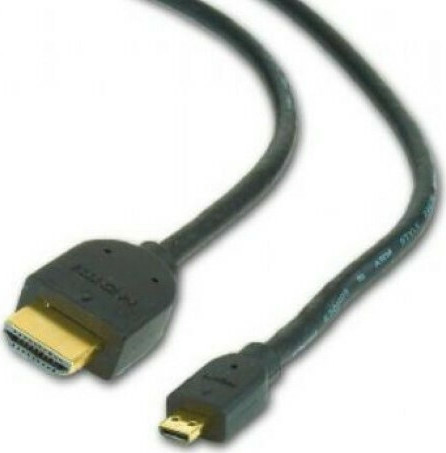 Cablexpert CC-HDMID-6 HDMI 1.4 HDMI male - micro HDMI male 1.8m Μαύρο (CC-HDMID-6) - Image 4