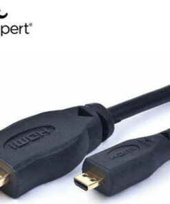 Alternative view of Cablexpert CC-HDMID-6 HDMI 1.4 HDMI male - micro HDMI male 1.8m Μαύρο (CC-HDMID-6)