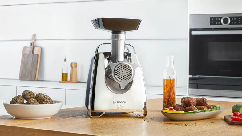 Bosch Μηχανή Άλεσης Κιμά 700W Ασημί - Image 9