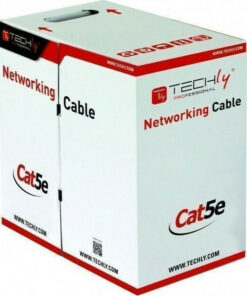 Alternative view of Techly U/UTP Cat.5e Καλώδιο Δικτύου Ethernet εξωτερικού χώρου 305m Μαύρο