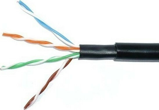 Techly U/UTP Cat.5e Καλώδιο Δικτύου Ethernet εξωτερικού χώρου 305m Μαύρο - Image 4