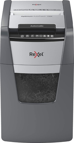 Rexel Καταστροφέας Εγγράφων AUTO+ 130X P4 Cross Cut 130 Φύλλων με Κάδο 44lt - Image 3