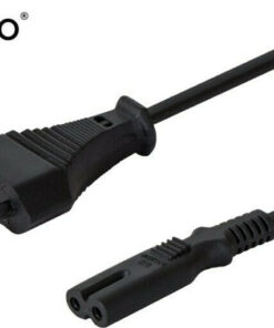 Alternative view of Savio Euro - IEC C7 Cable 1.8m Μαύρο (CL-100)