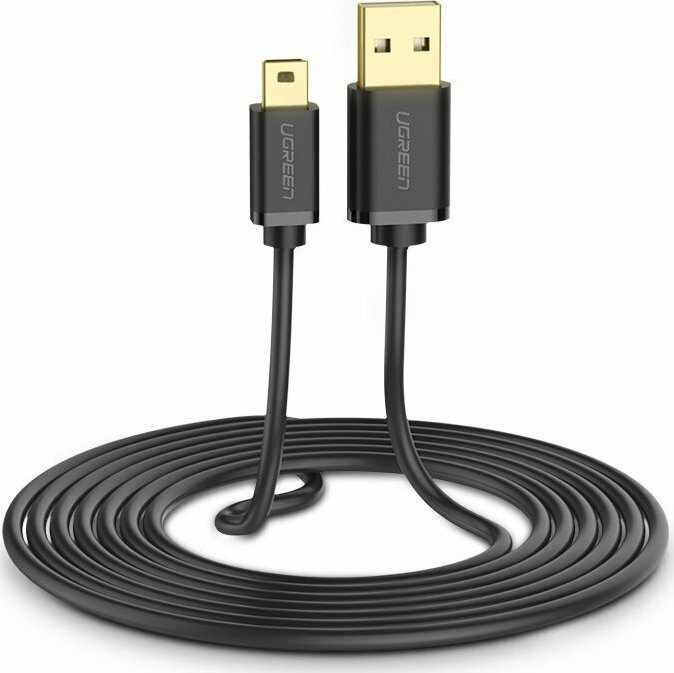 Ugreen USB 2.0 Cable USB-A male - mini USB-B male 3m (10386) - Image 2
